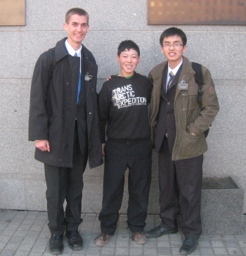 Daniel (left) with companion (right) and Mongon Od
